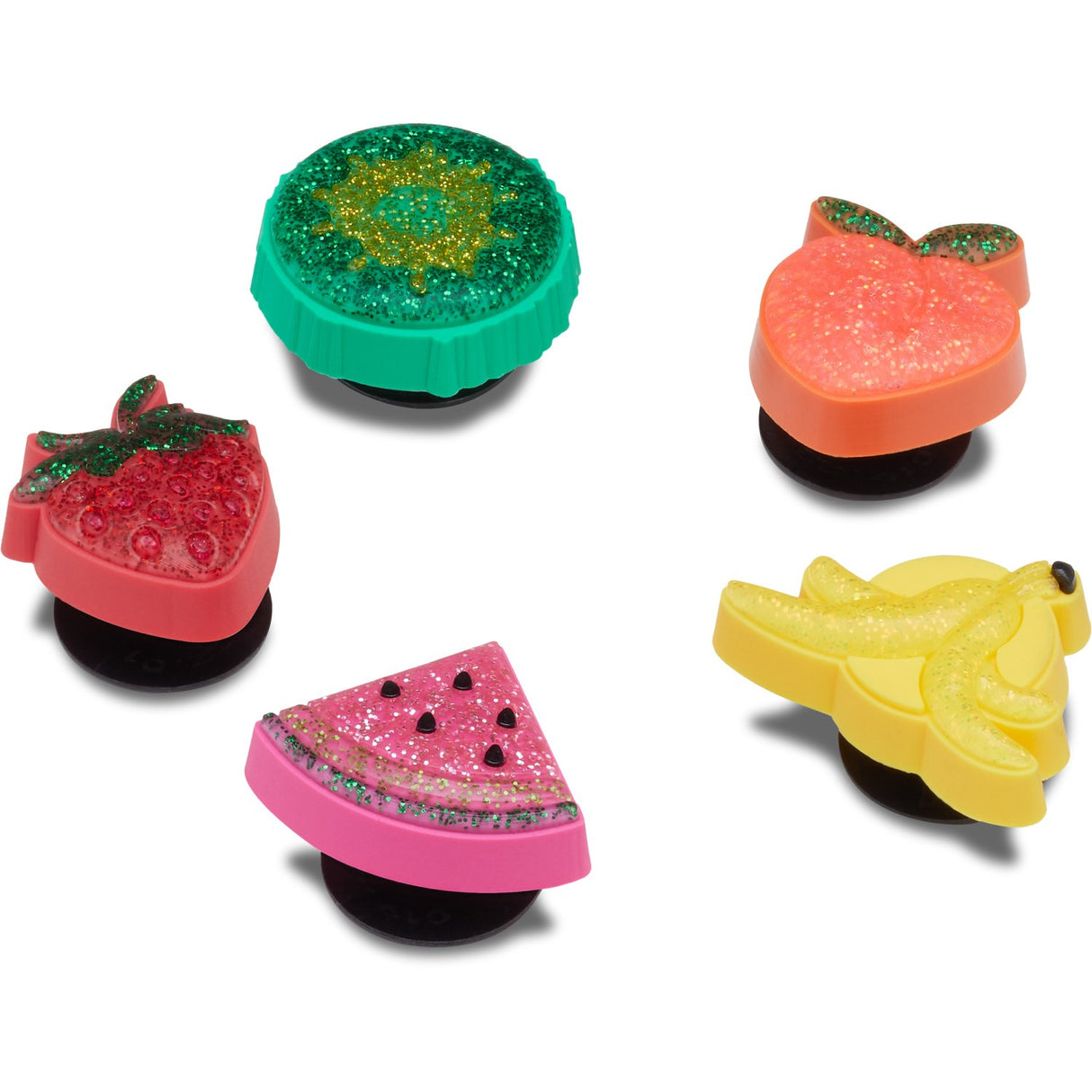 Crocs Jibbitz™ Sparkle Glitter Fruits 5-pack