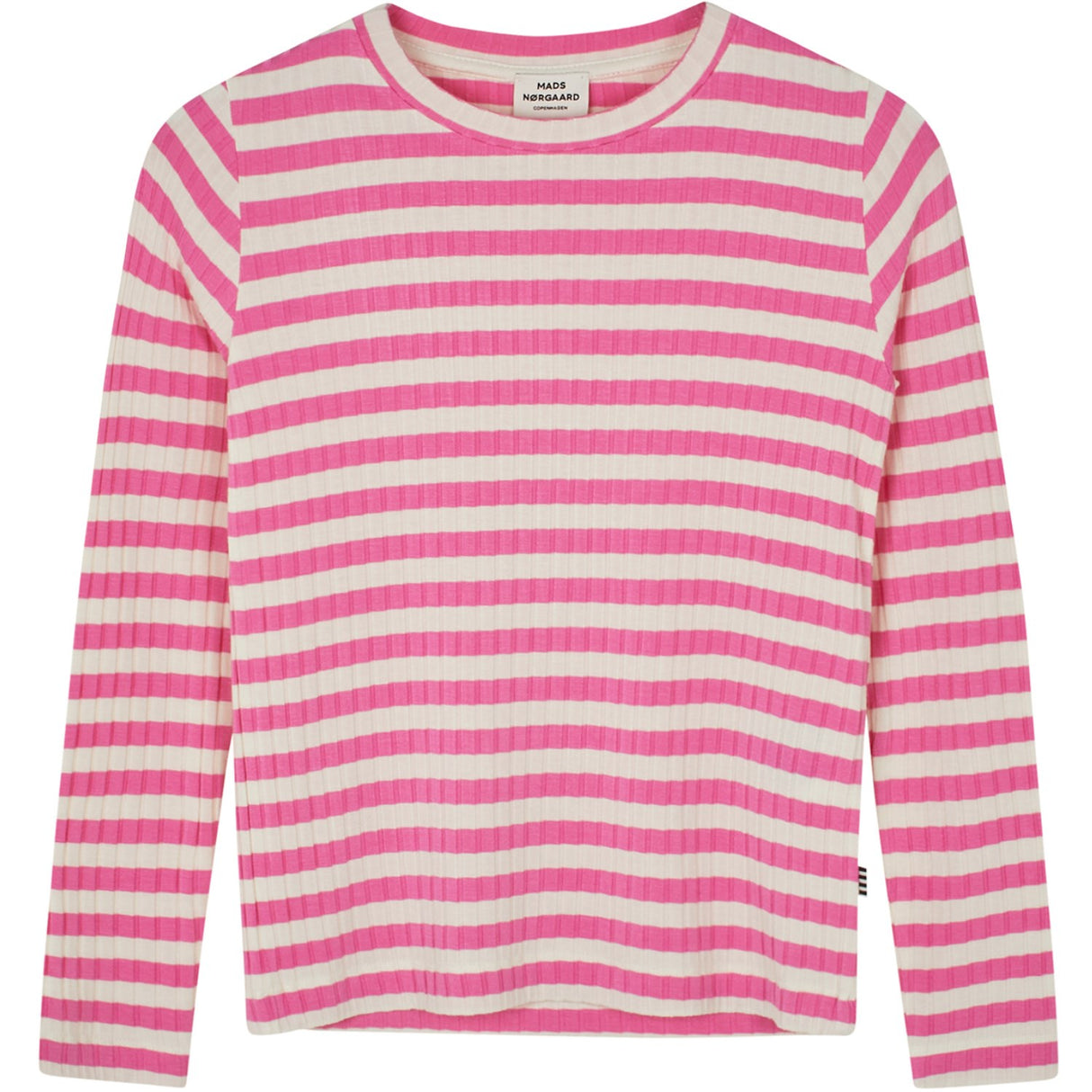 Mads Nørgaard Carmine Rose/Vanilla Ice 5x5 Classic Stripe Talika Blouse