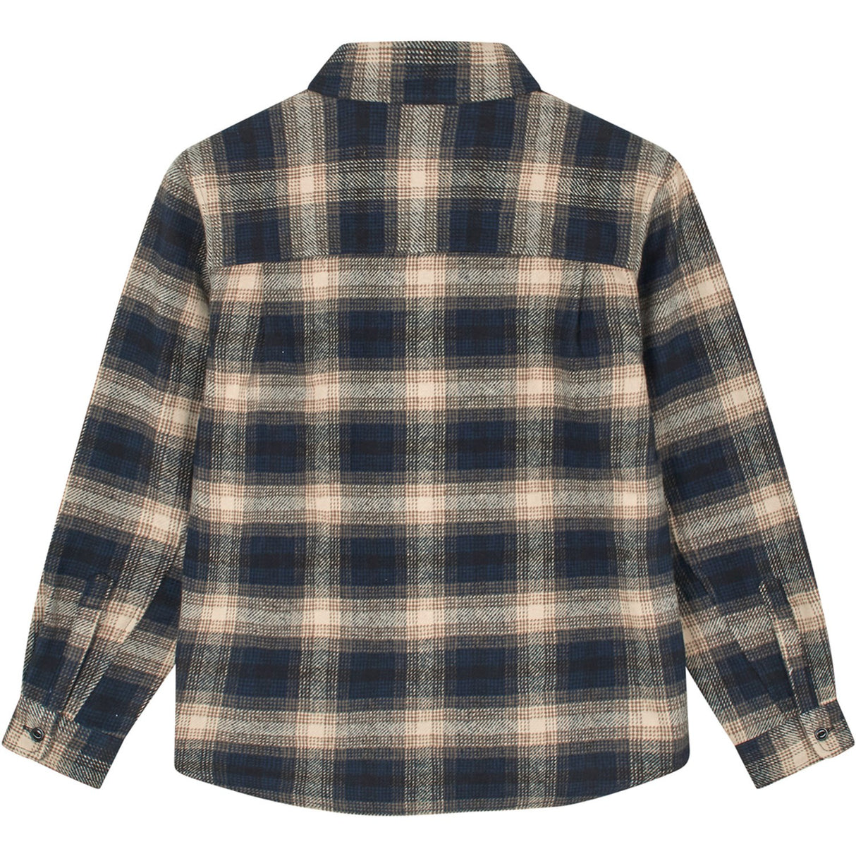 Mads Nørgaard Midnight Navy Check Soft Flannel Svano Shirt