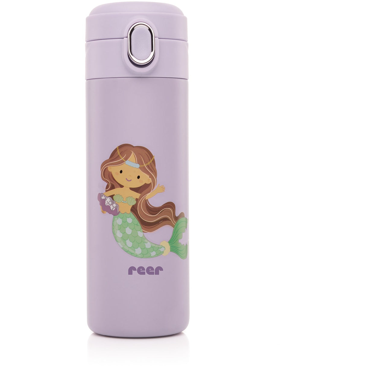 REER Drinking bottle with straw - Purple