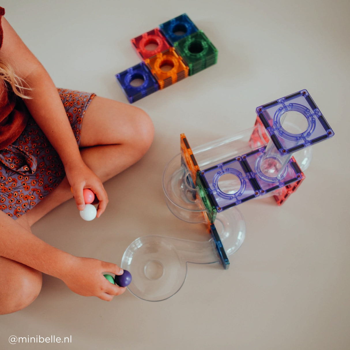 Cleverclixx Pastel Ball Run Clever Pack Pastel 110 pieces