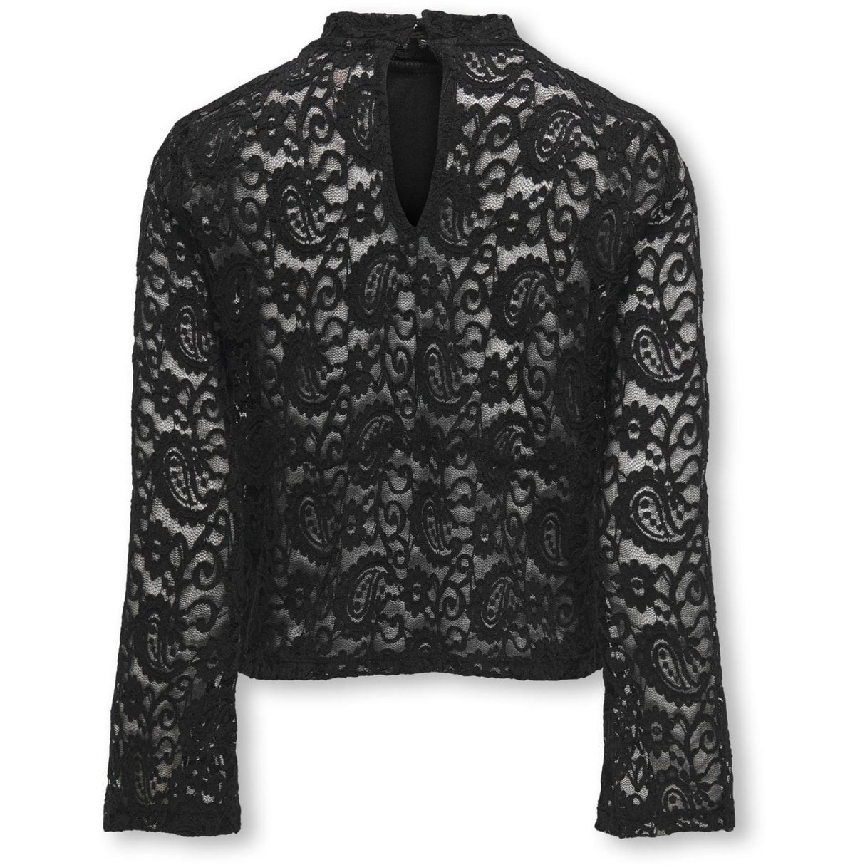 kids ONLY Black Milly Flared Sleeve Lace Blouse