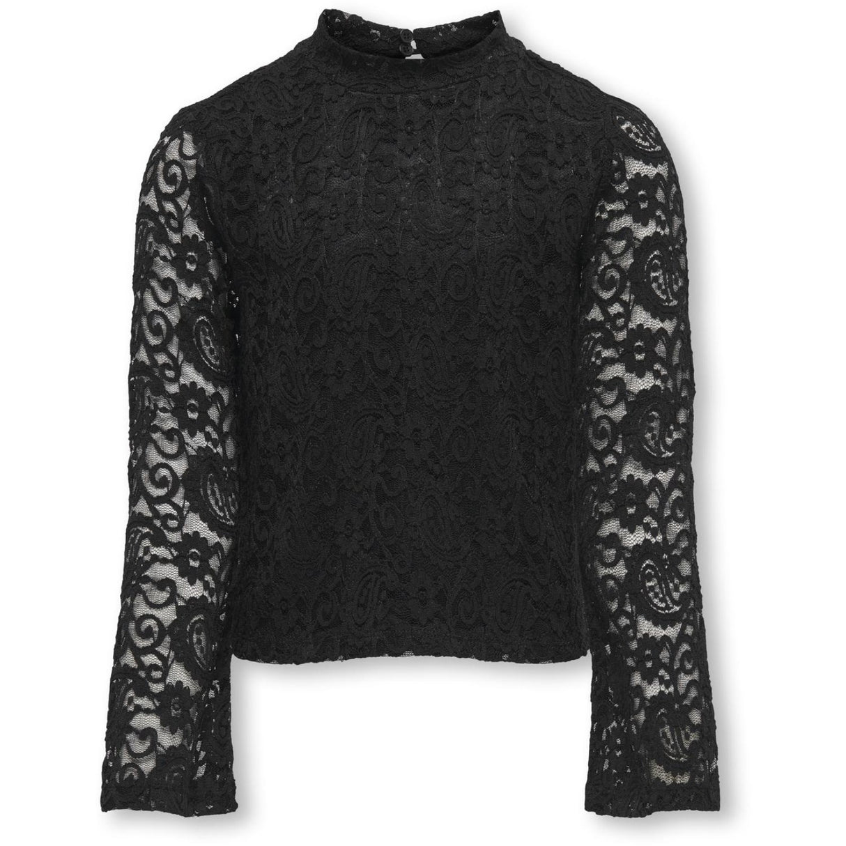 kids ONLY Black Milly Flared Sleeve Lace Blouse