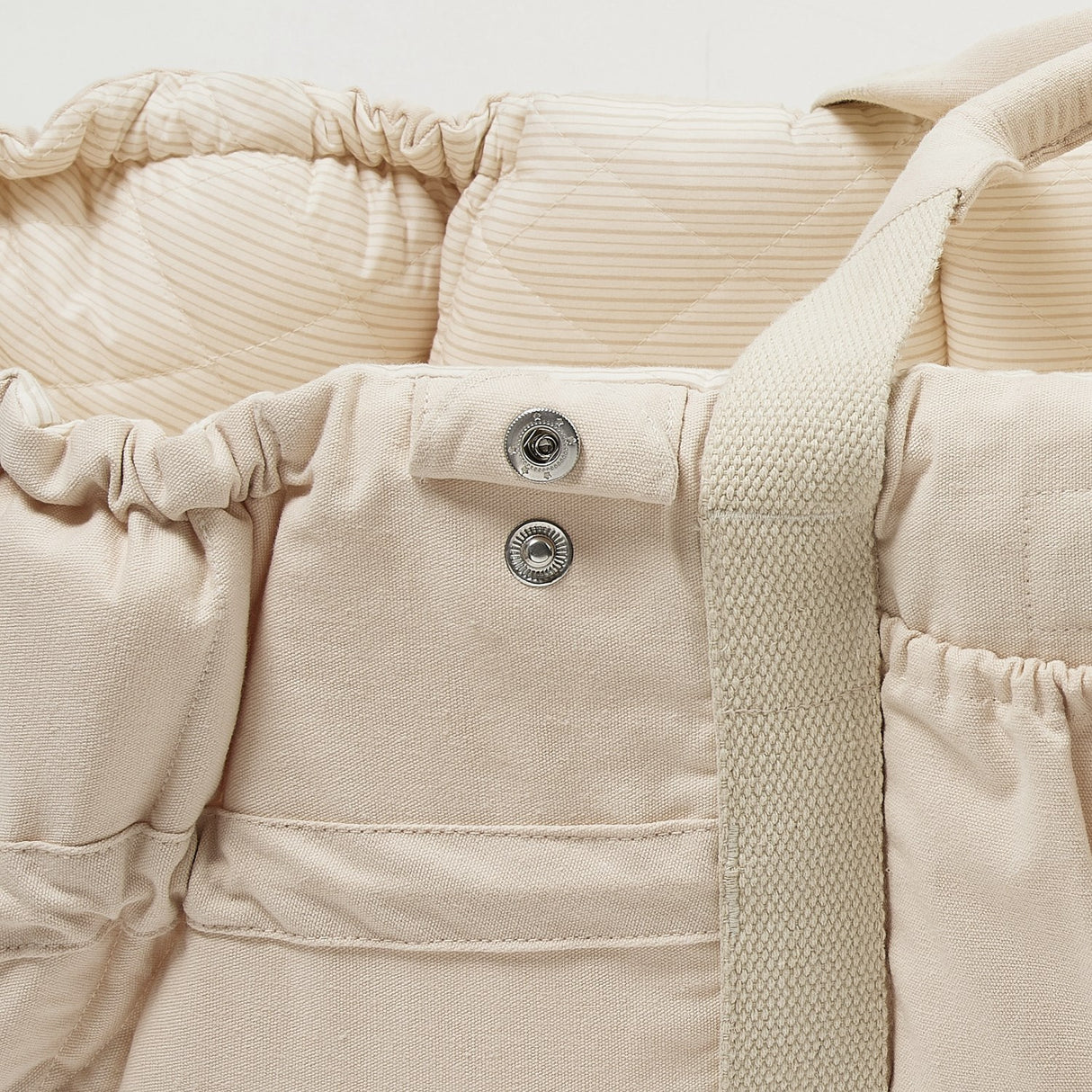 COPENHAGEN COLORS Cream With Cream Solid Stripe Organic Multifunctional Lift 2.0