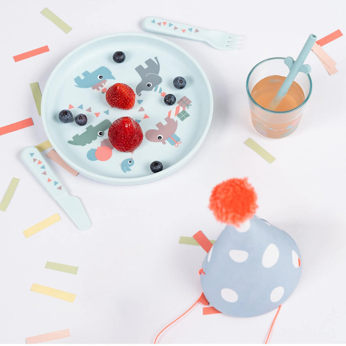 DonebyDeer Blue Foodie Dining Set Celebration