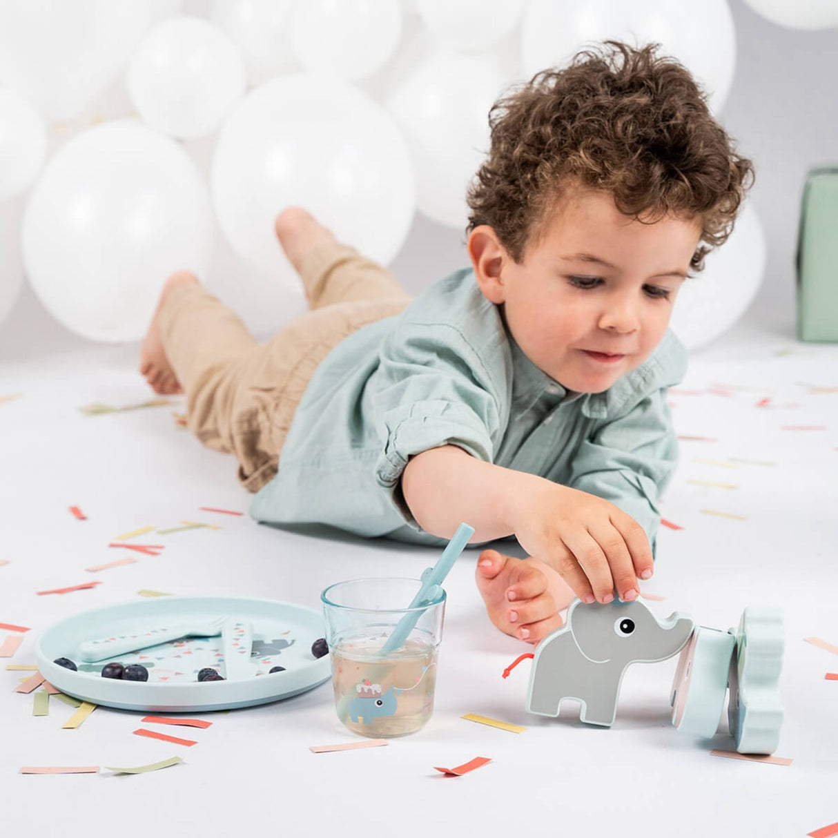 DonebyDeer Blue Foodie Dining Set Celebration