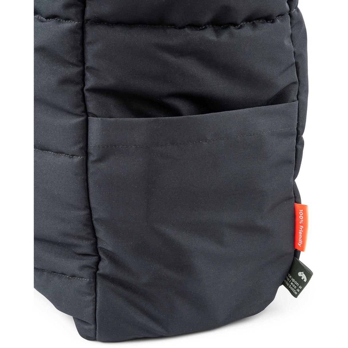 DonebyDeer Black Quilted Puzzle Tote Bag