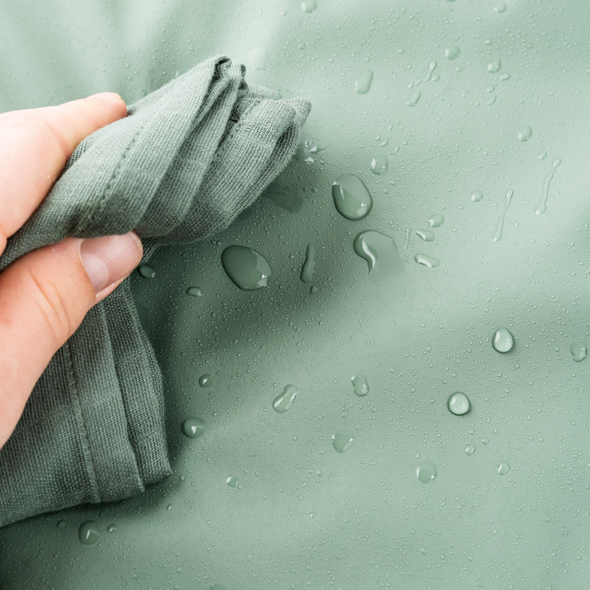 DonebyDeer Green Foldable Changing Mat