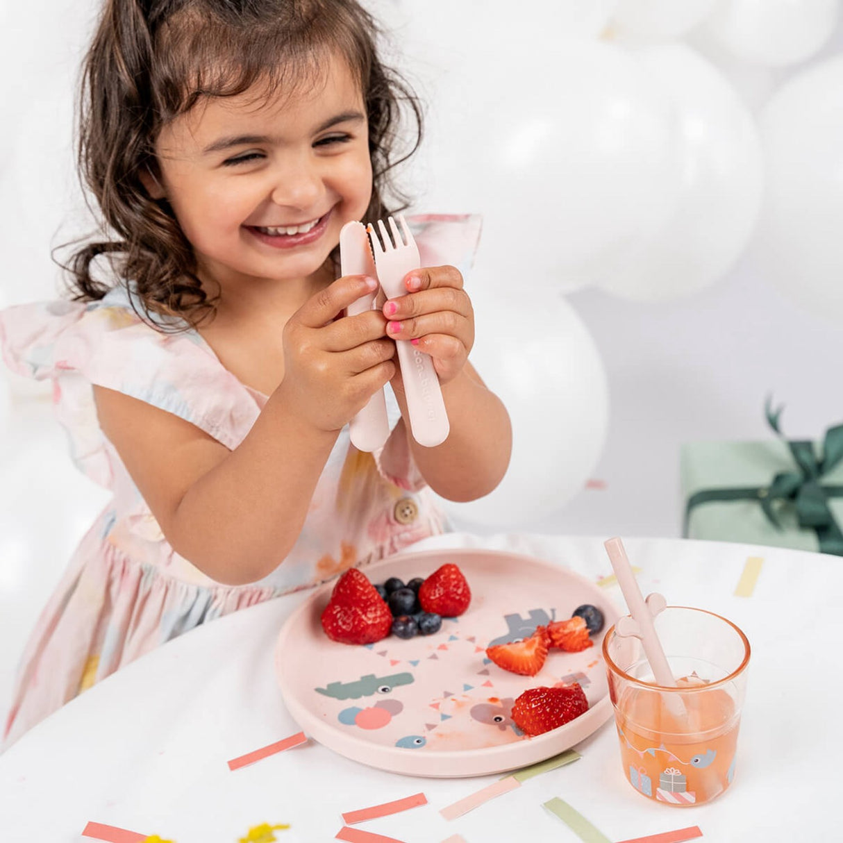 DonebyDeer Powder Foodie Dining Set Celebration