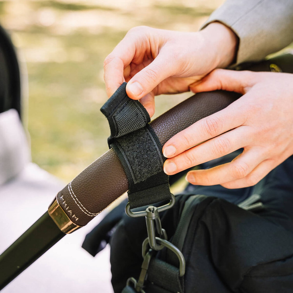 DonebyDeer Black Quilted Diaper Bag