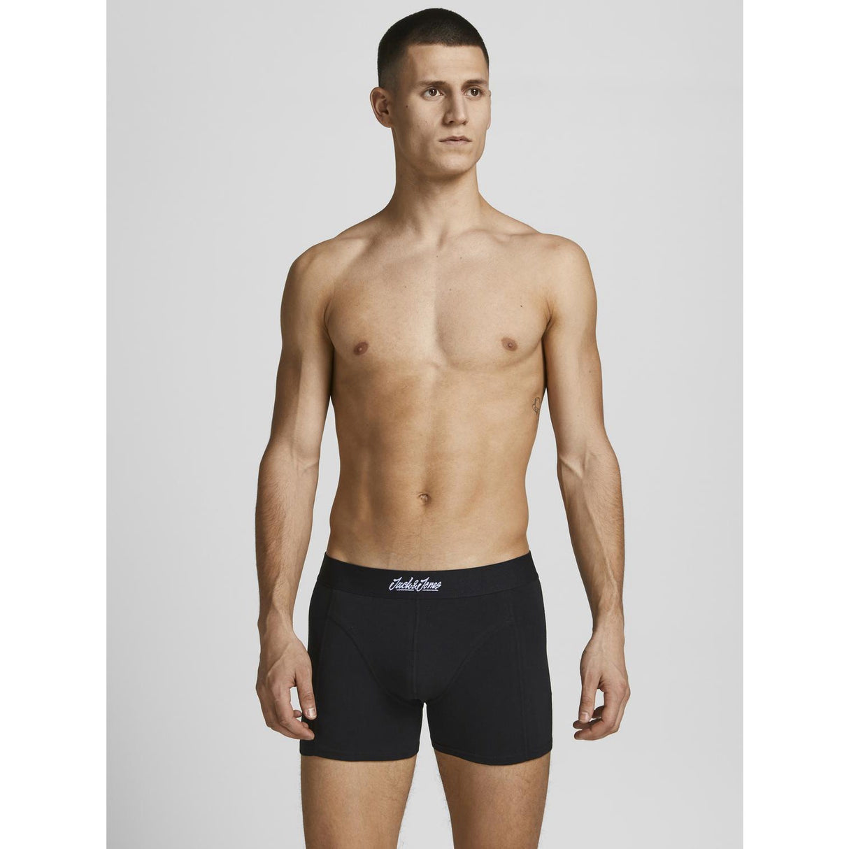 Jack & Jones Junior Black Basic Bamboo Boxershorts 3-pack Noos
