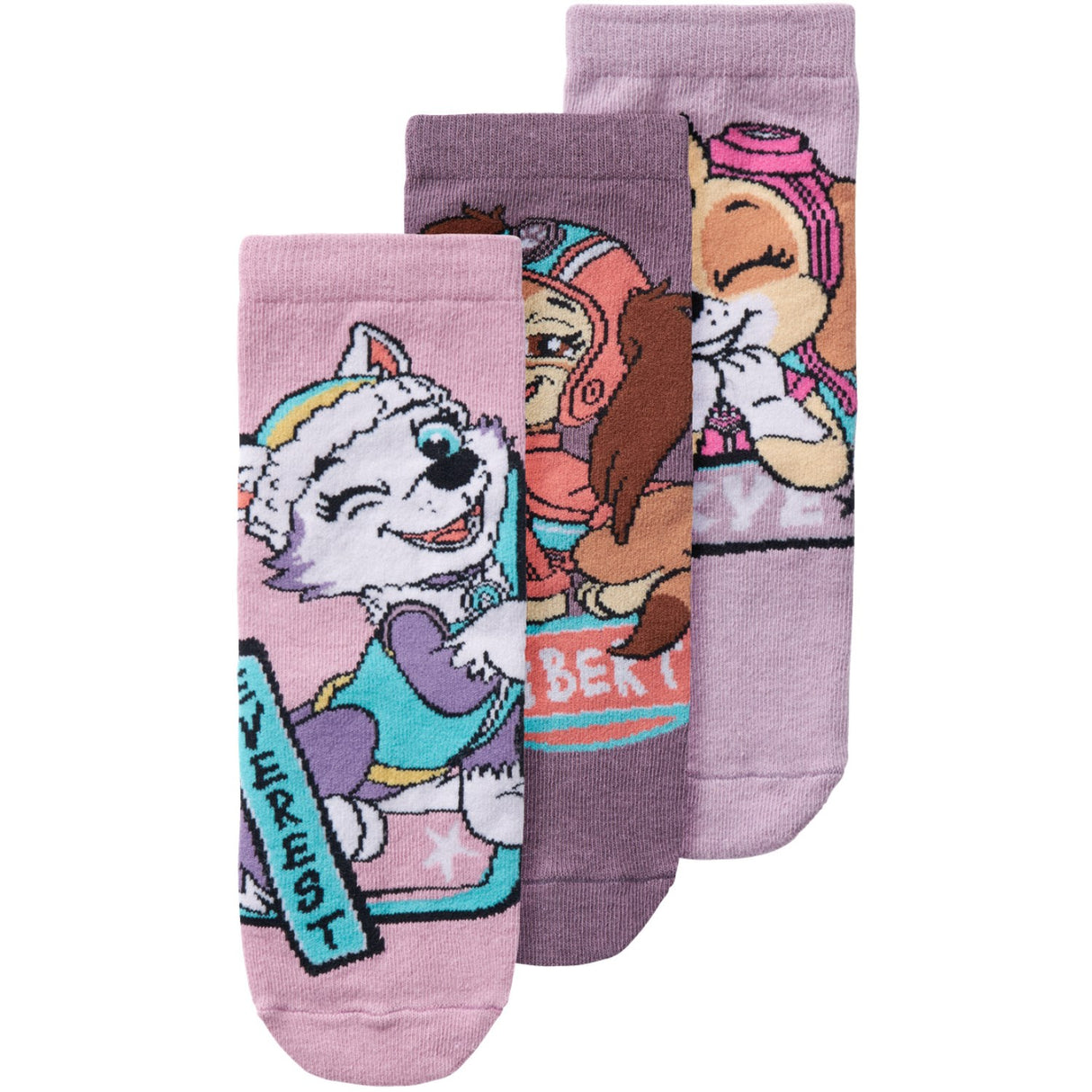 Name It Lavender Mist Nara Paw Patrol 3-Pack Socks