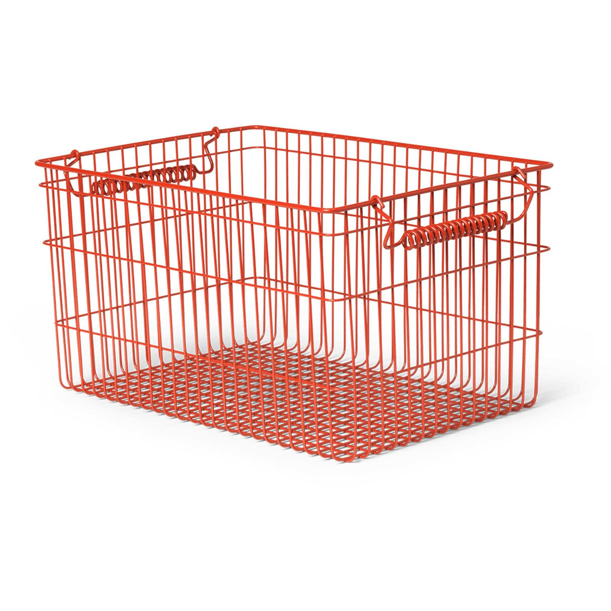Ferm Living Poppy Red Cala Stackable Baskets 2-pack