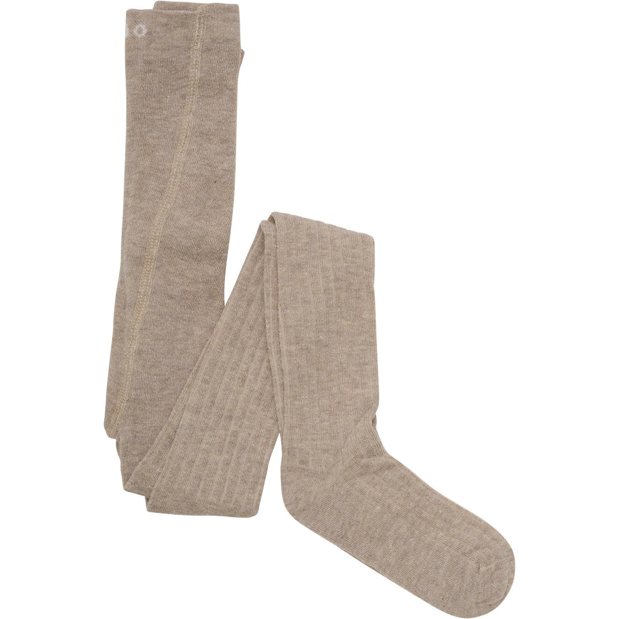 Minymo Silver Mink Melange Wool Pantyhose Rib 2-pak