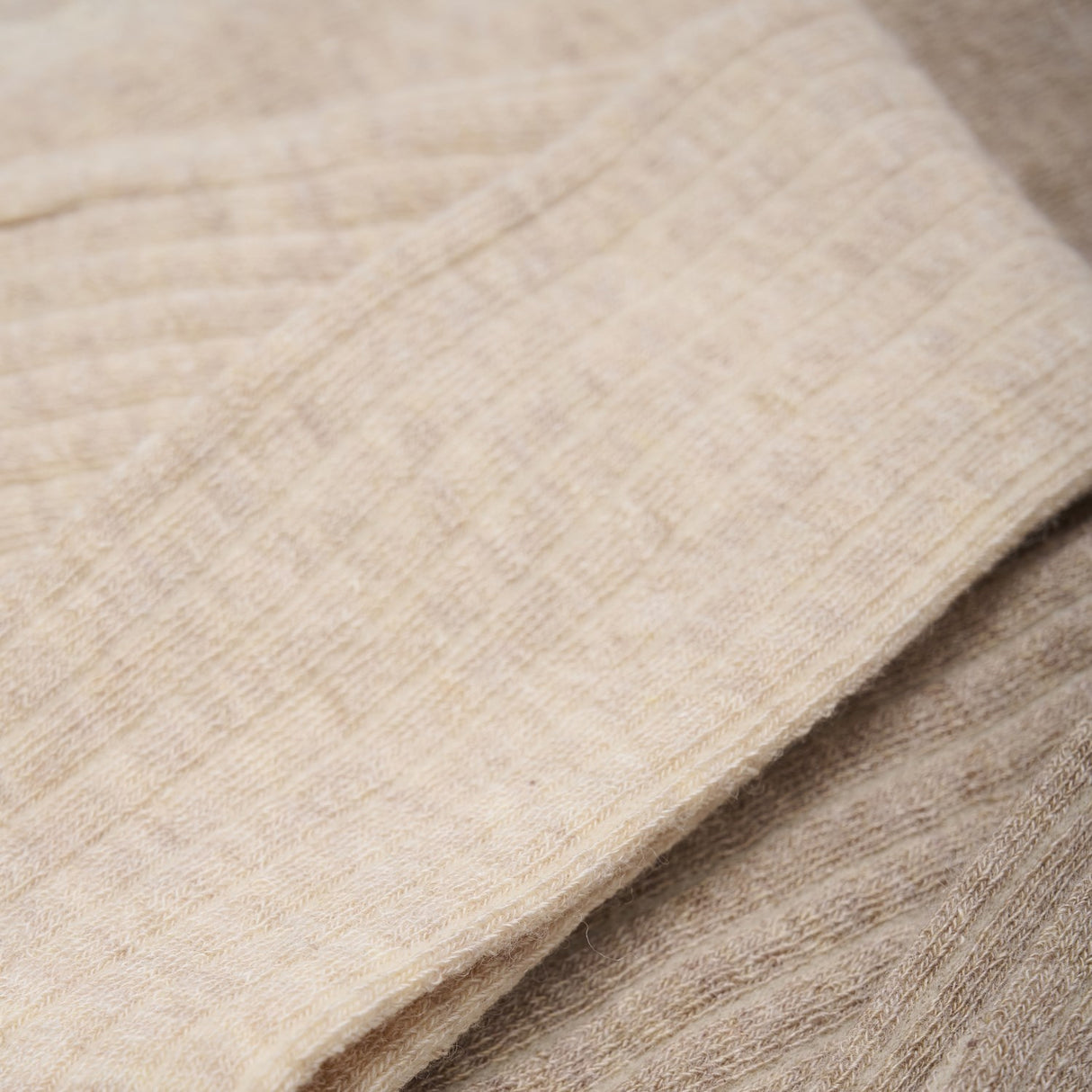 Minymo Silver Mink Melange Wool Pantyhose Rib 2-pak