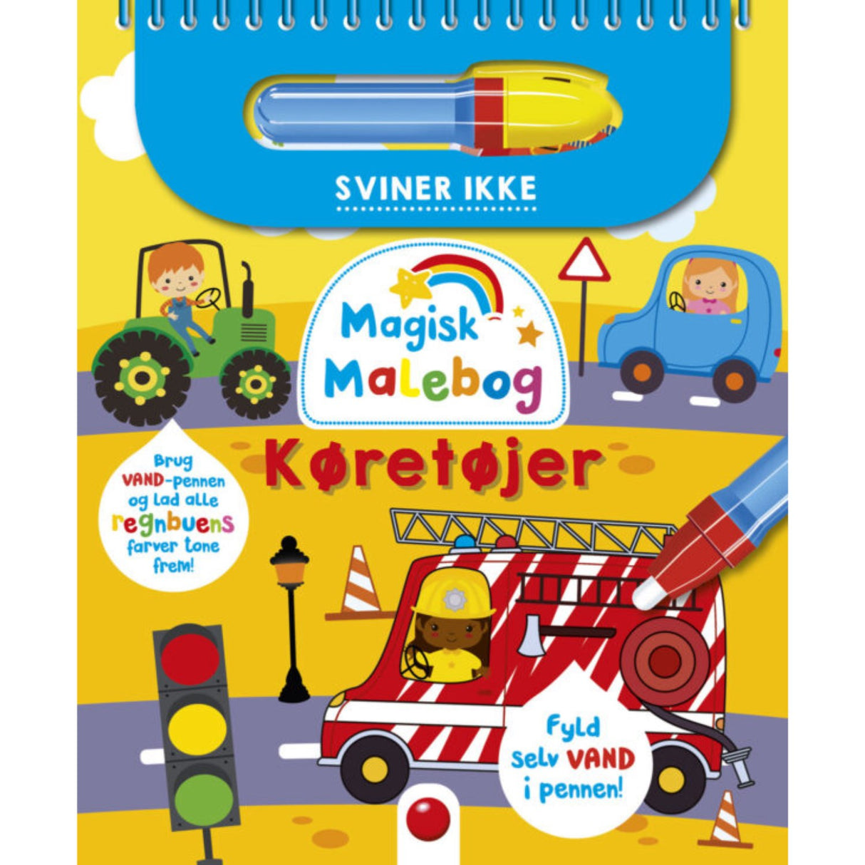 Forlaget Bolden Magic Coloring Book: Køretøjer
