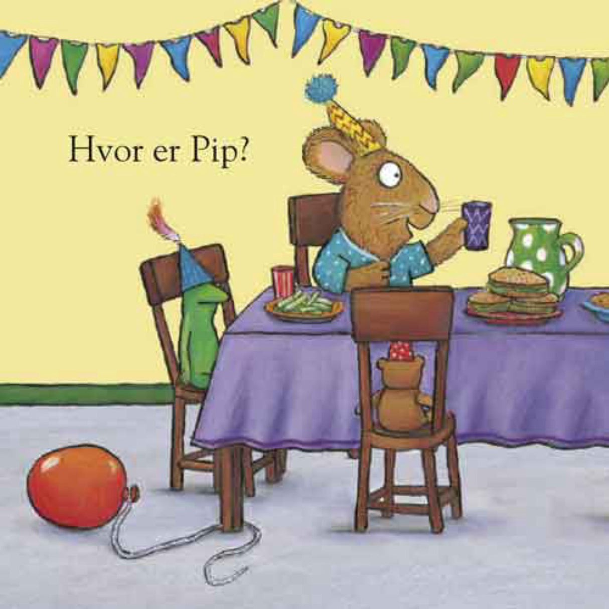 Forlaget Bolden Pip Og Poppy Leger Gemmeleg (with felt flaps)