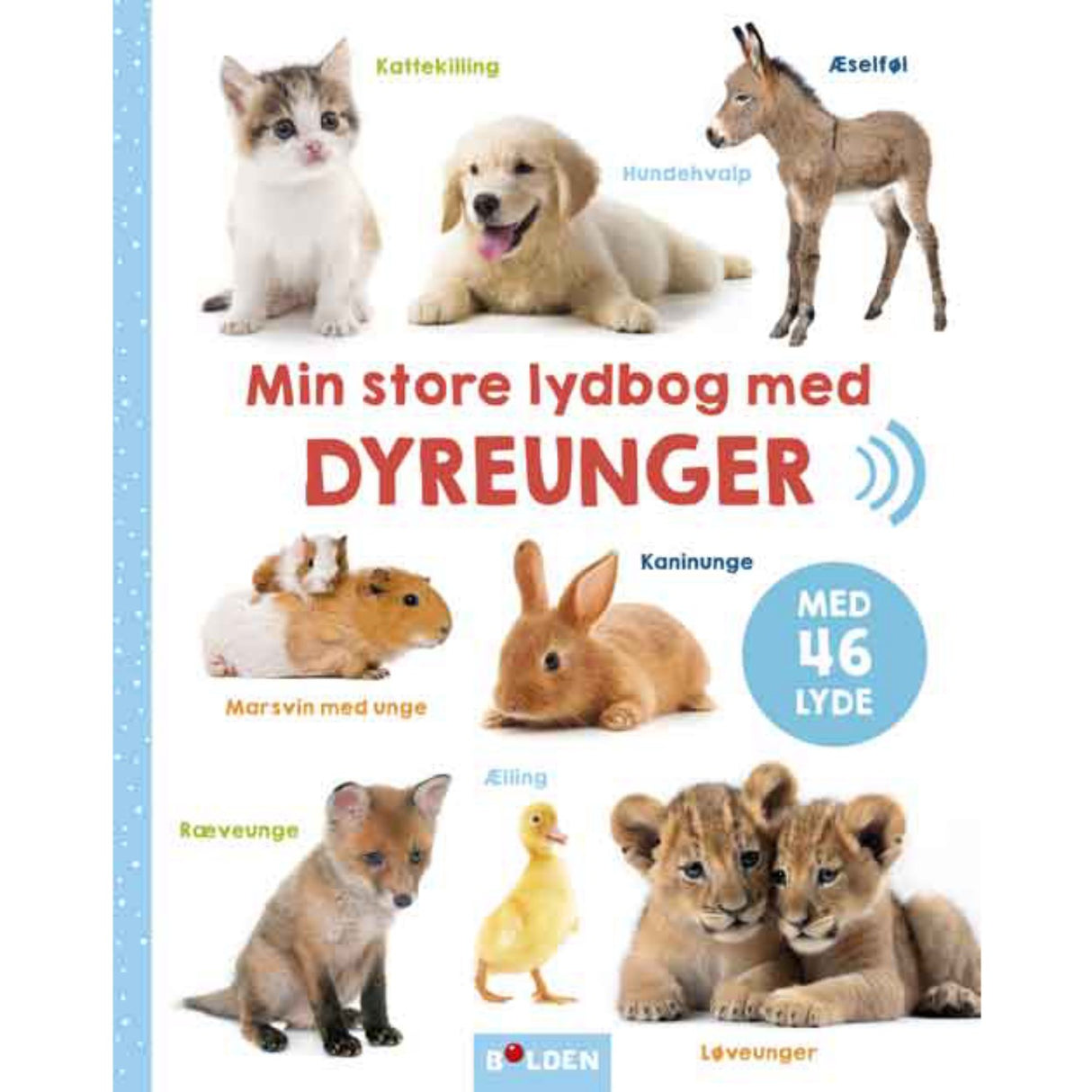 Forlaget Bolden Min Store Lydbog Med Dyreunger