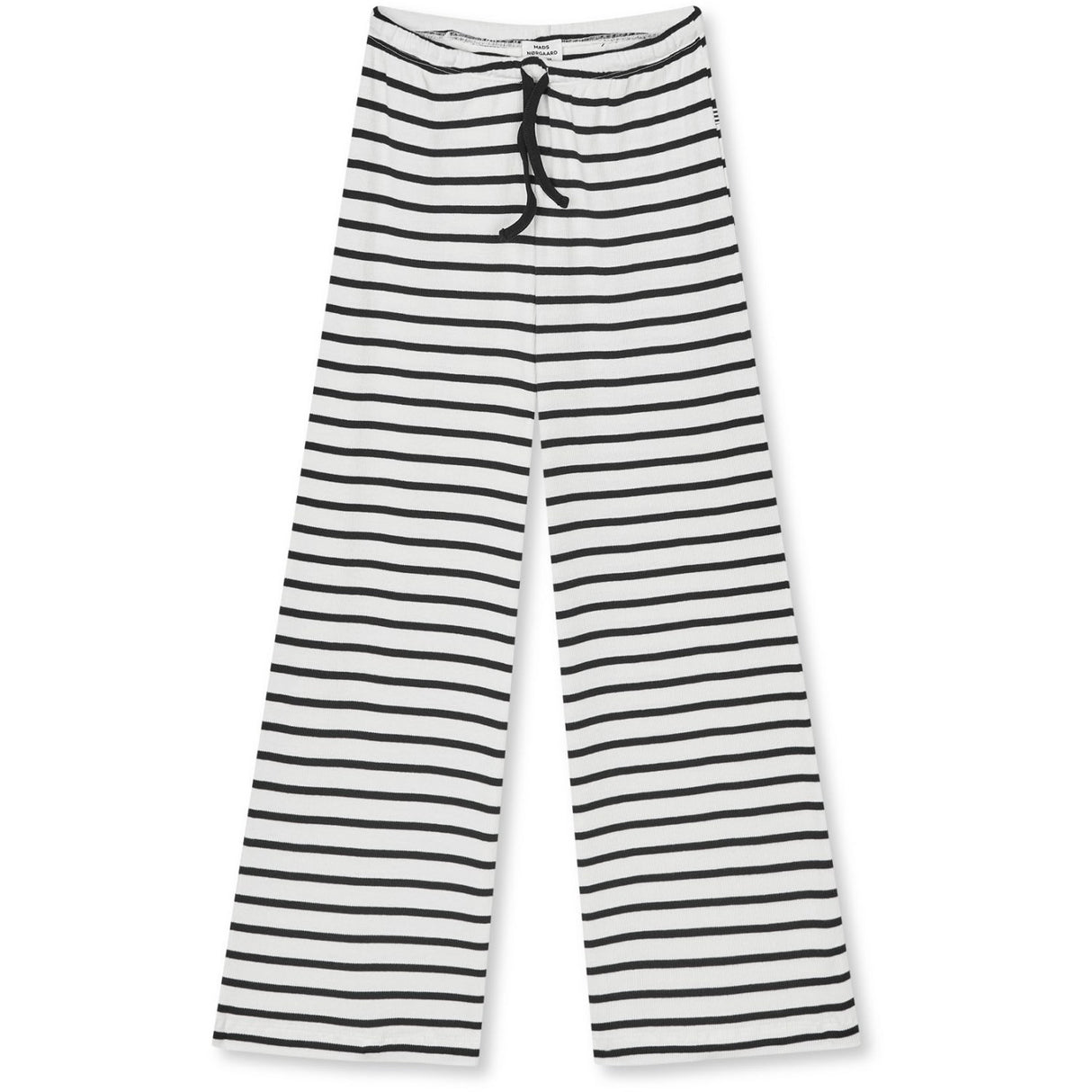 Mads Nørgaard Vanilla Ice/Black 2x2 Cotton Stripe Verona Pants
