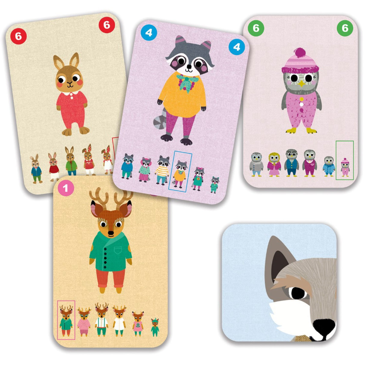 Djeco Card Game The Wolf Is Coming