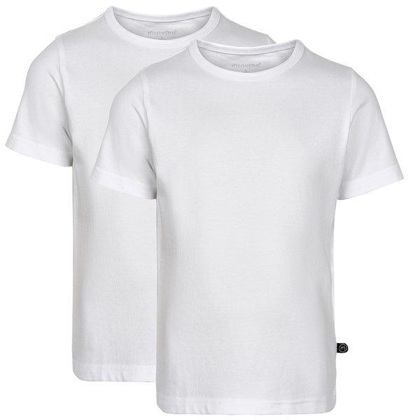 Minymo Brilliant White T-shirts Basis 32 2-pack