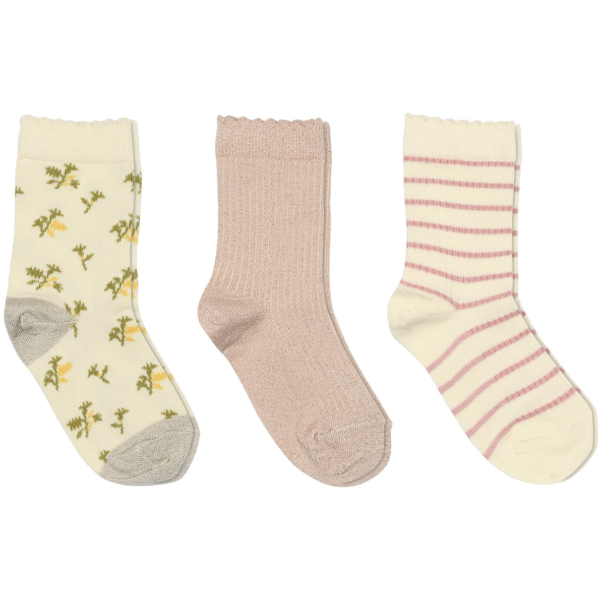 Mp Danmark Cream Thora socks - 3-pack