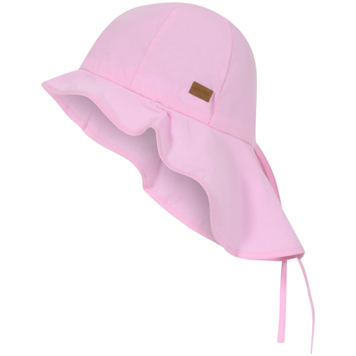 MELTON Bubblegum Poplin hat - neck shade