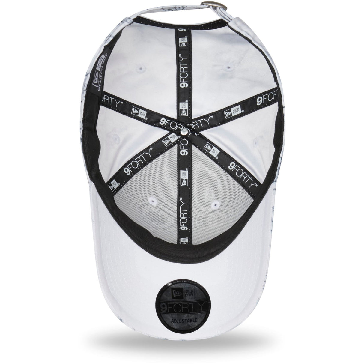 NEW ERA Louvre Clear 9Forty Cap Marble Print - White