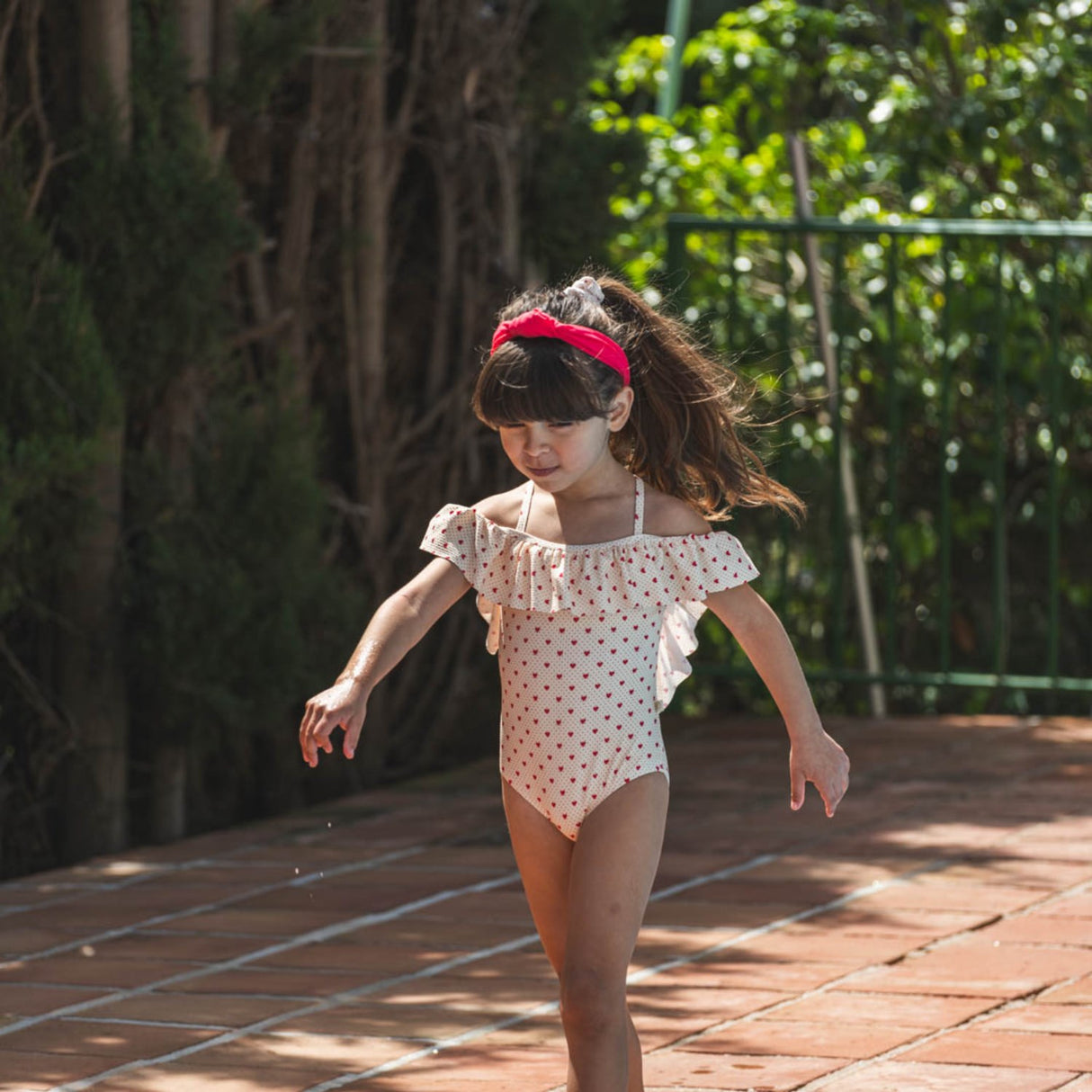 That's Mine Lots Of Love Red Savannah Swimsuit