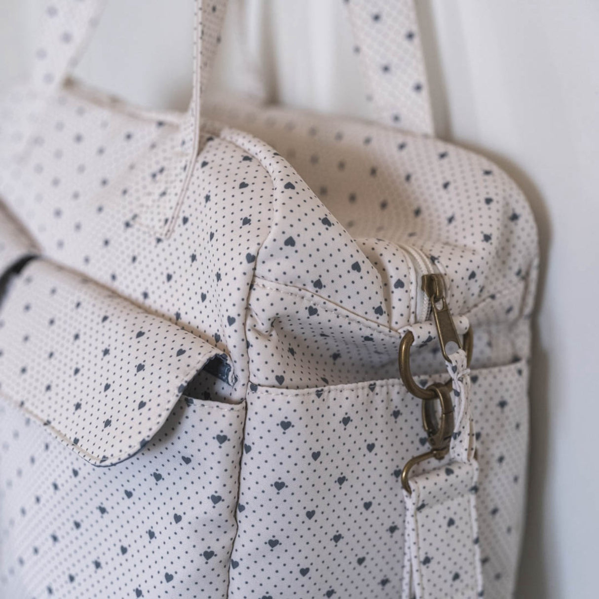 That's Mine Lots Of Love Sky Benne Nursing Bag