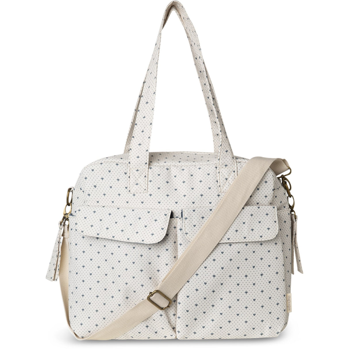 That's Mine Lots Of Love Sky Benne Nursing Bag