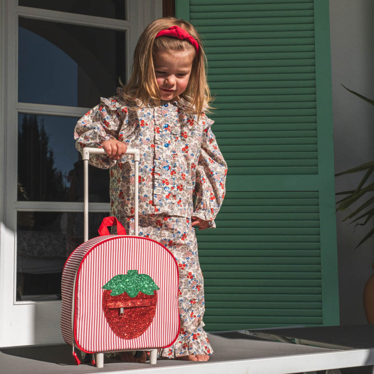 That's Mine Red Tris Trolley Bag