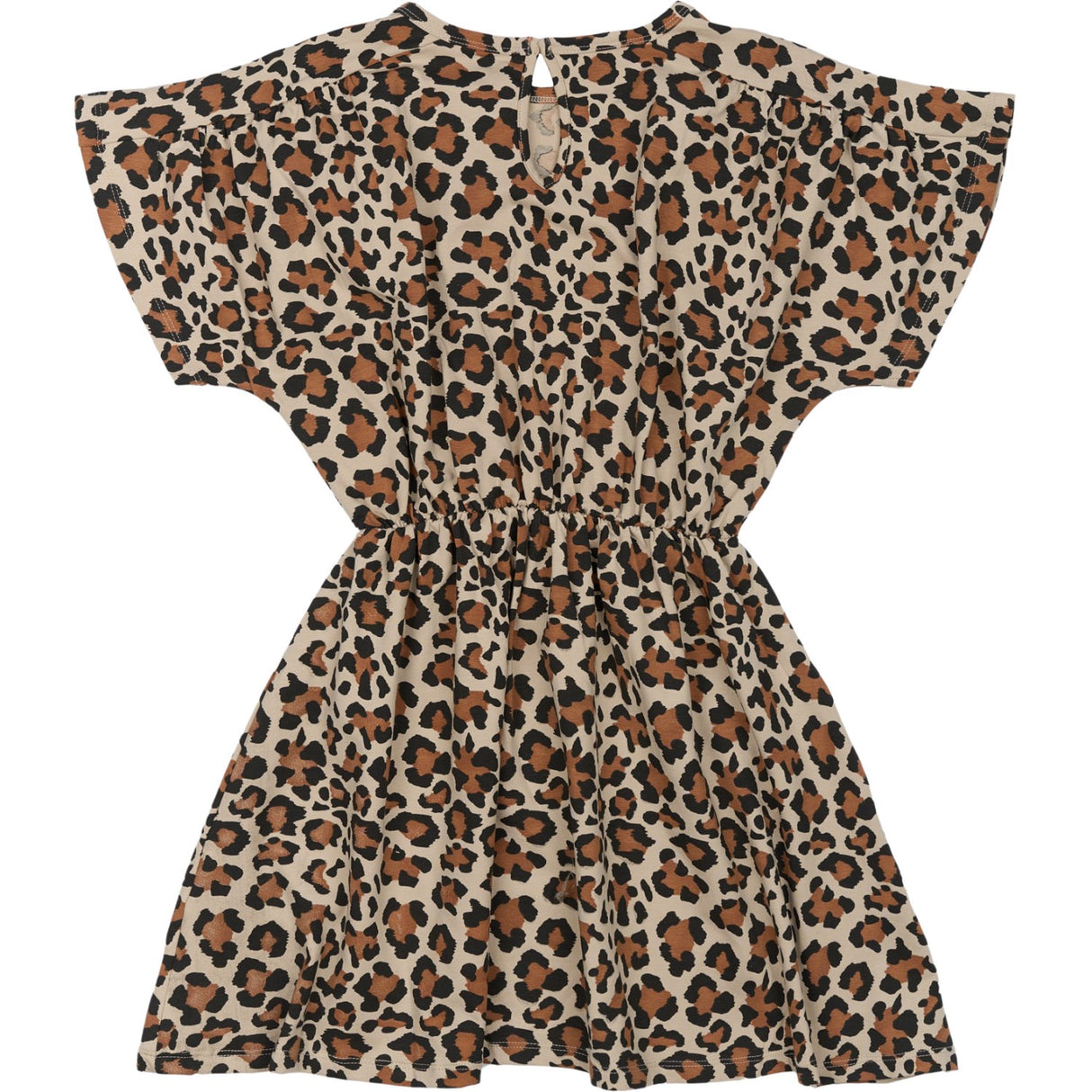 The New Feather Gray AOP Orella Dress