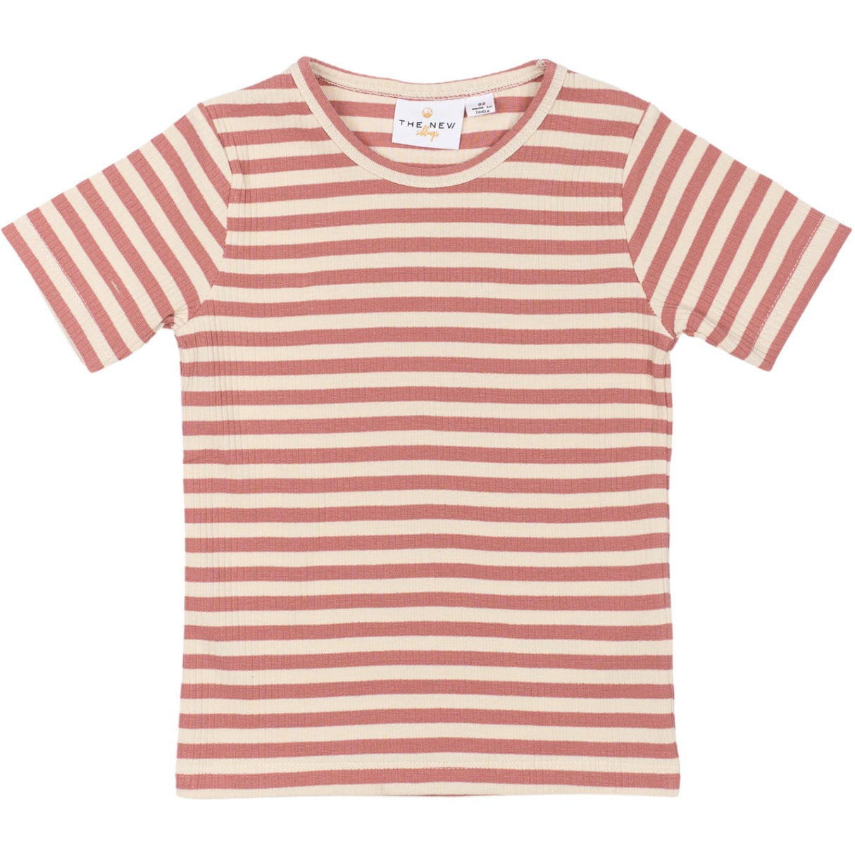 THE NEW Siblings Old Rose Striped Fro Uni T-Shirt