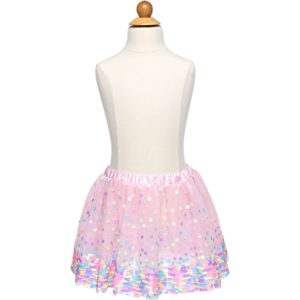 Great Pretenders Party Fun Sequins Skirt - Pink/Neon