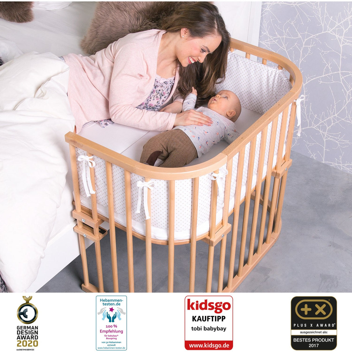 babybay® Natural Untreated Maxi Co-Sleeper