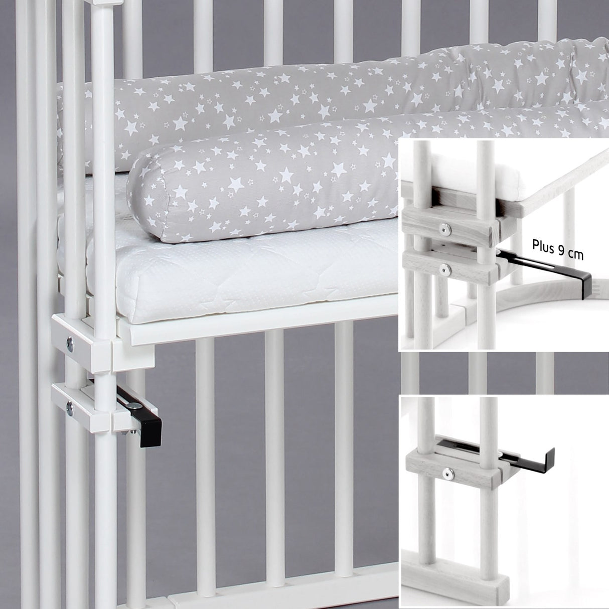 babybay® White Varnished Maxi Co-Sleeper