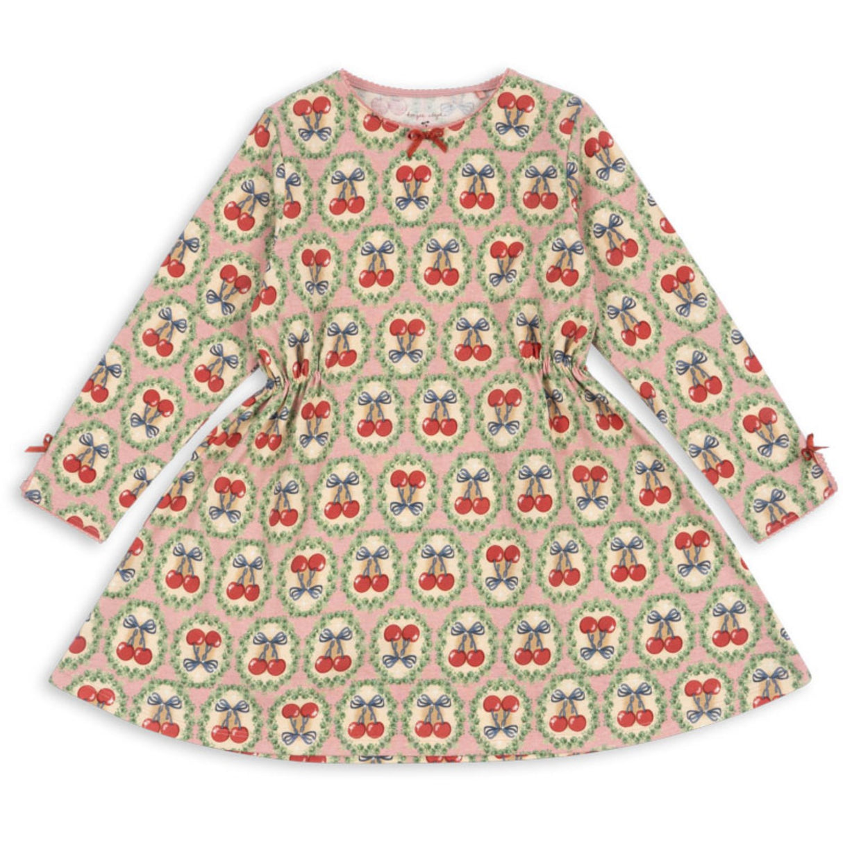 Konges Sløjd Cherry Bow Drey Dress Gots