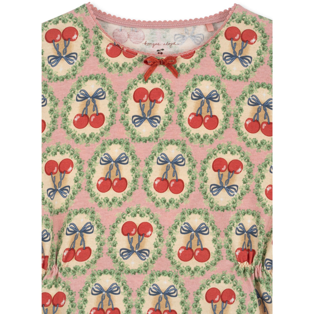 Konges Sløjd Cherry Bow Drey Dress Gots