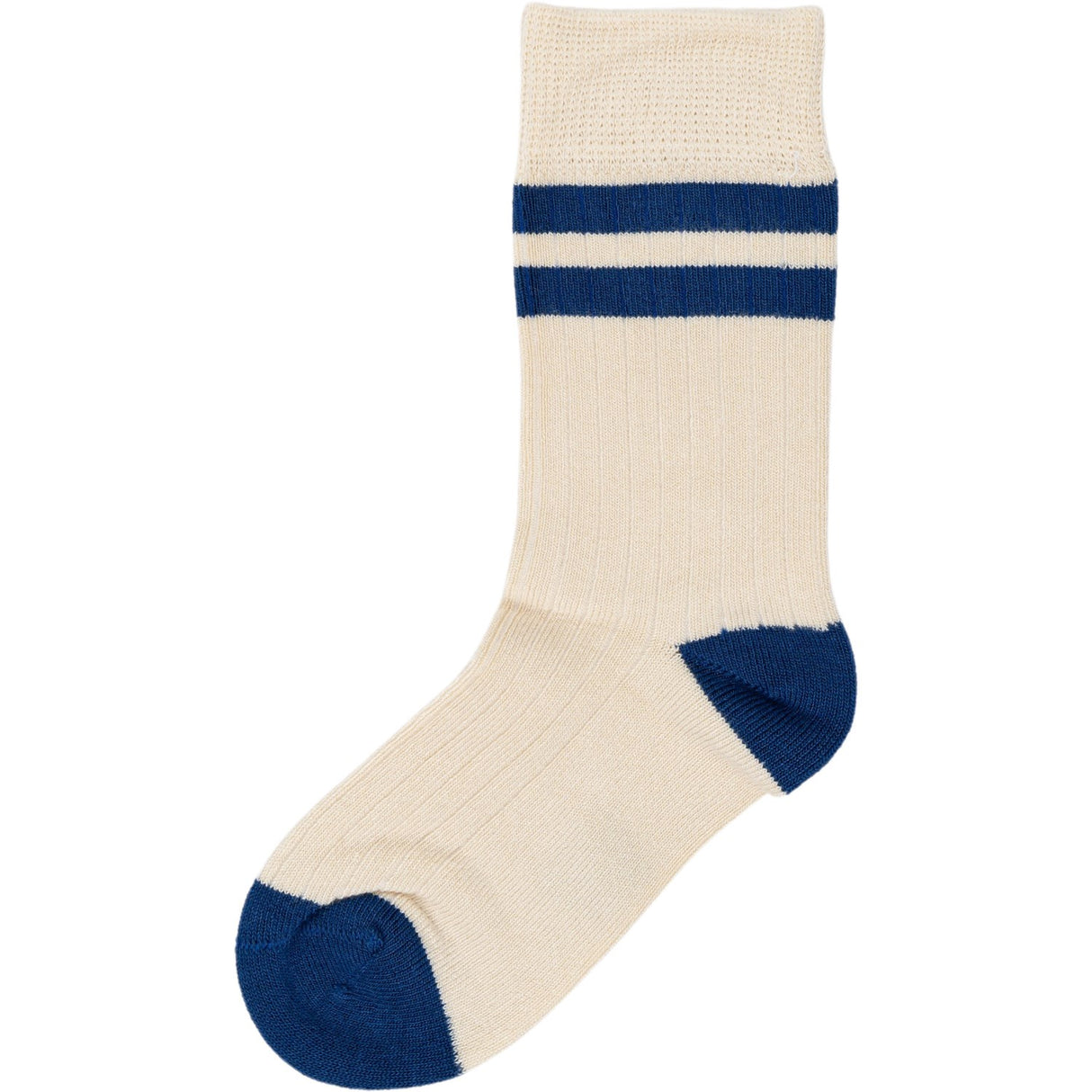 minipop® Off White/Deep Cobalt Bamboo Socks Sport