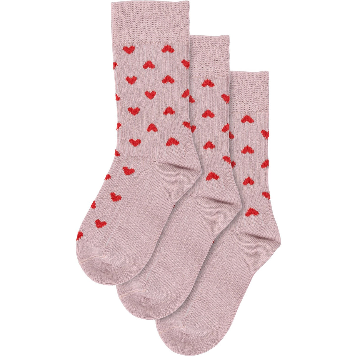 minipop® Rose Heart Bamboo Heart Socks 3-Pack