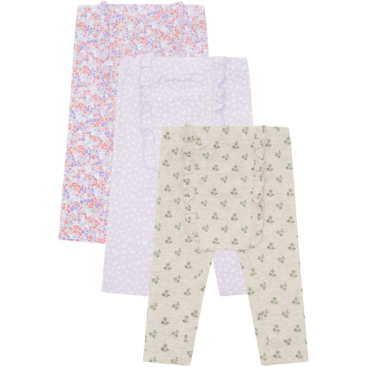 Hust & Claire Wheat Melange Liva Leggings 3-pack