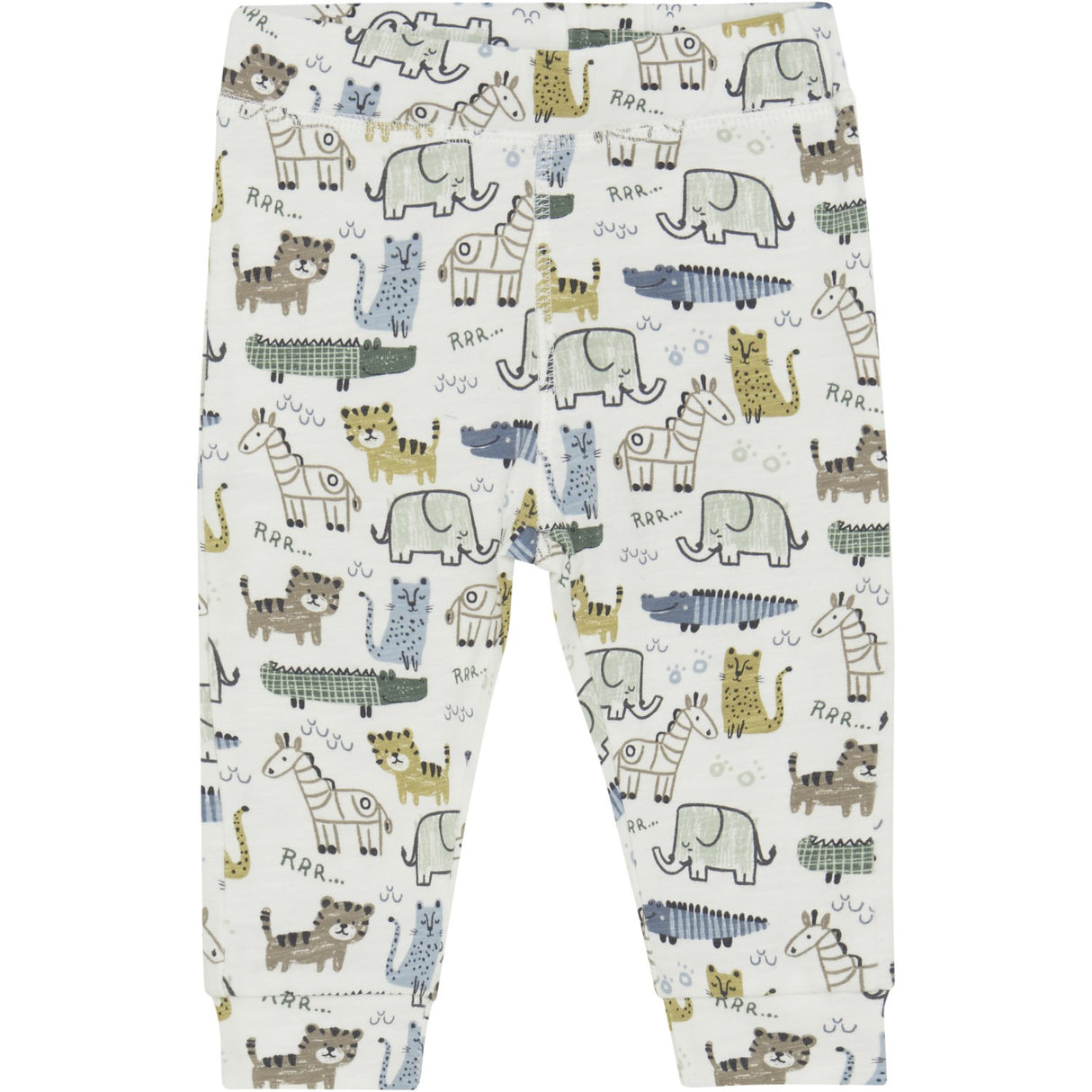 Minymo Marshmallow White Pants AOP