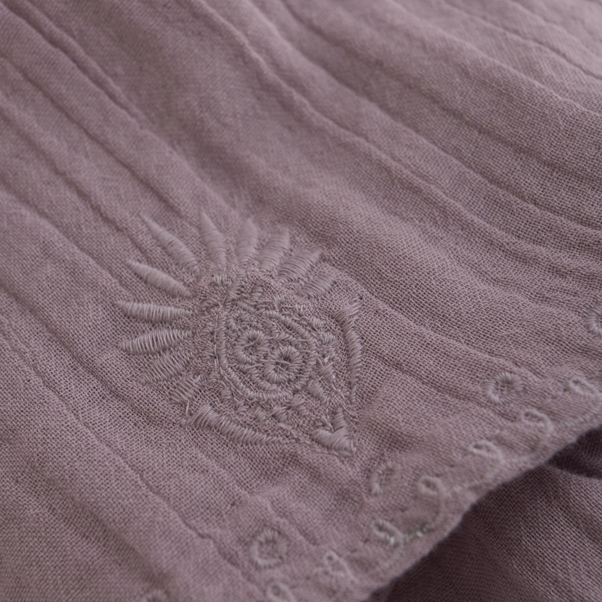 Minymo Elderberry Skirt With Embroidery