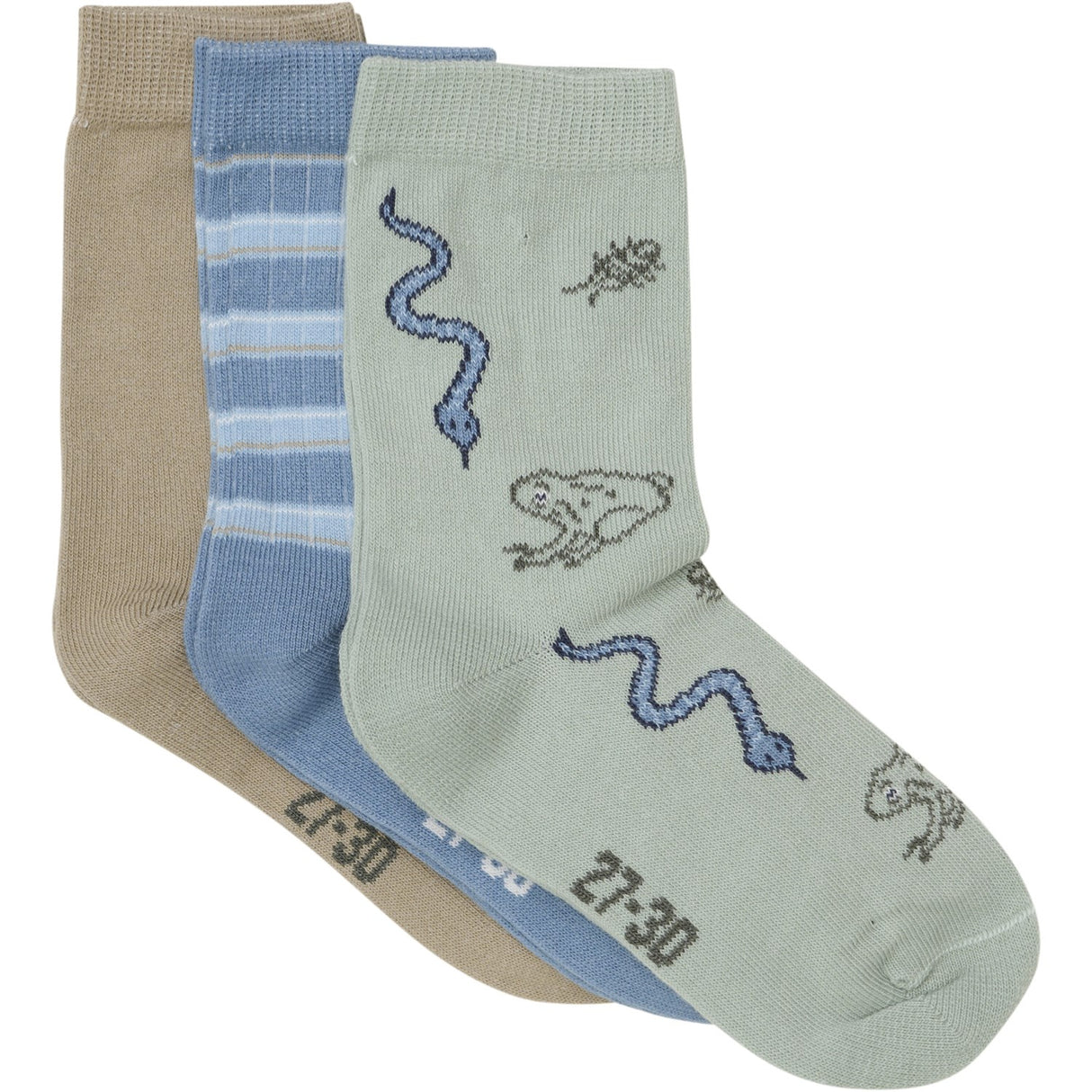 Minymo Timber Wolf Socks 3-Pack