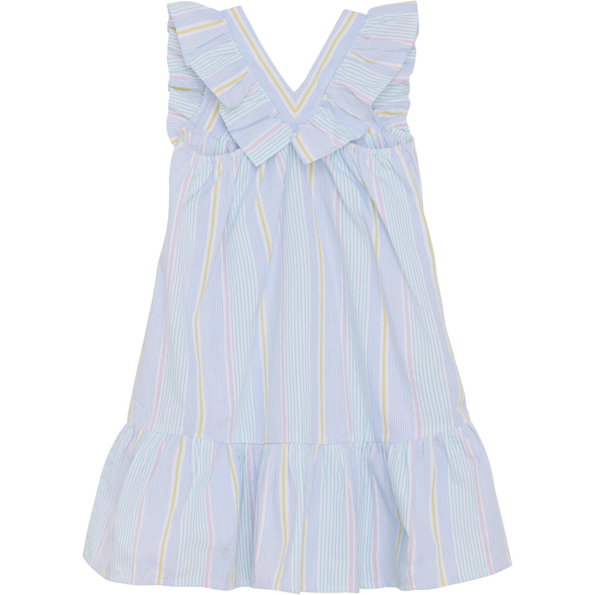 Minymo Wan Blue Dress Seersucker