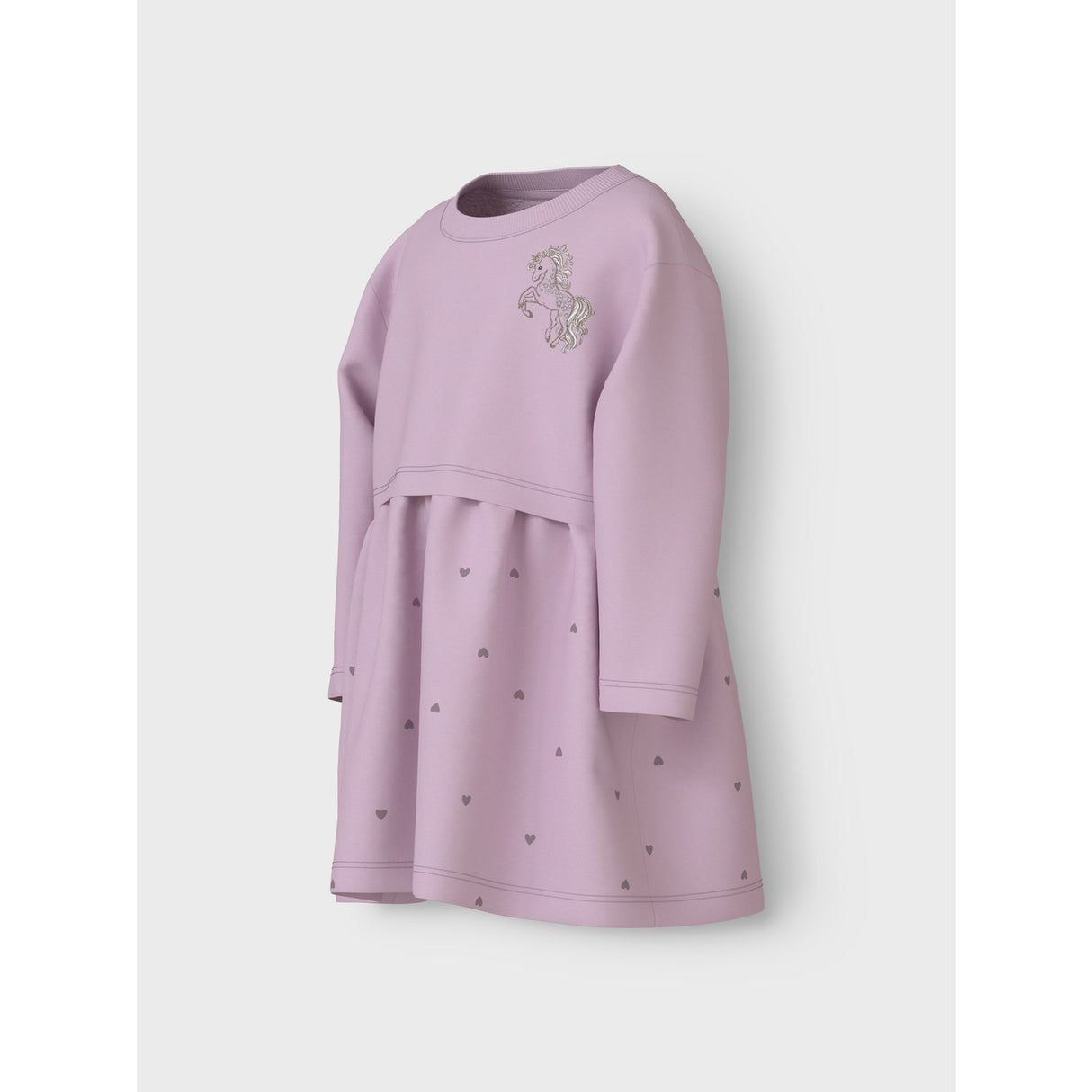 Name It Winsome Orchid Unicorn Valona Regular Sweat Dress