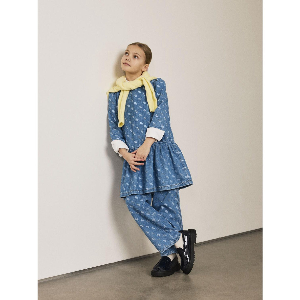 Name It Medium Blue Denim Runa Denim Dress