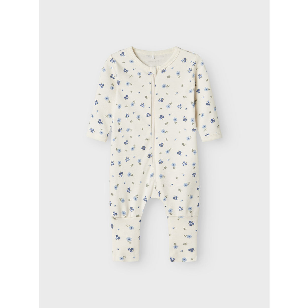 Name It Jet Stream Nightsuit 2-Pack Zip Jet Flower Noos