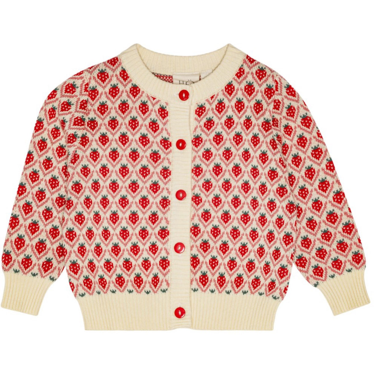 Flöss Soft White Berry Zuri Cardigan